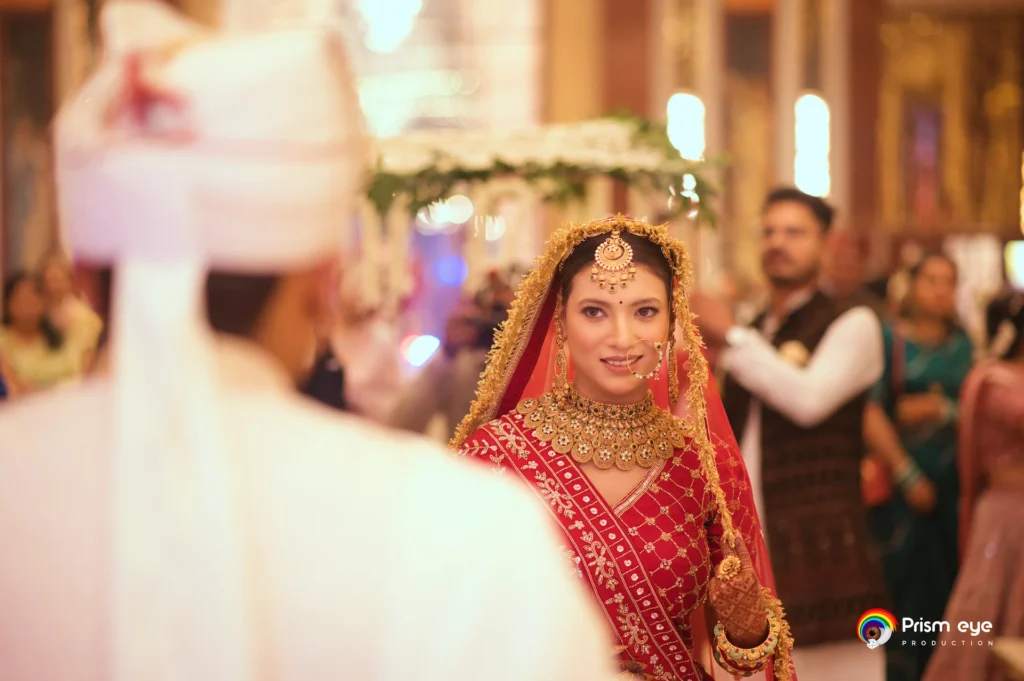 Wedding Photos capturing a joyful bride and groom sharing authentic moments during their wedding celebration.