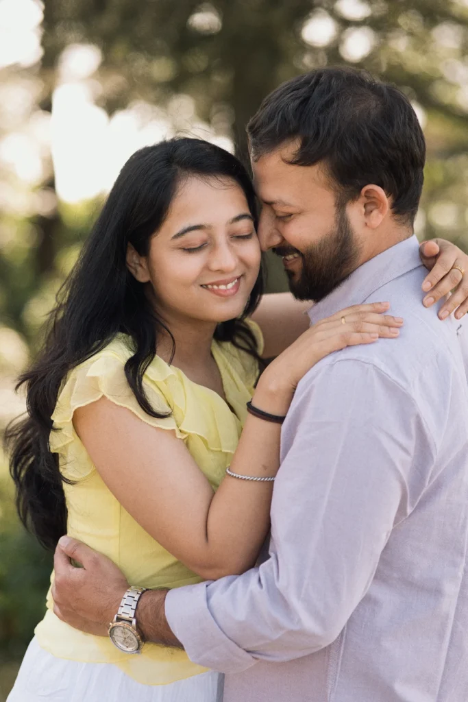 Professional Pre Wedding Photographer in Dehradun capturing genuine emotions and candid romance during a couple session.