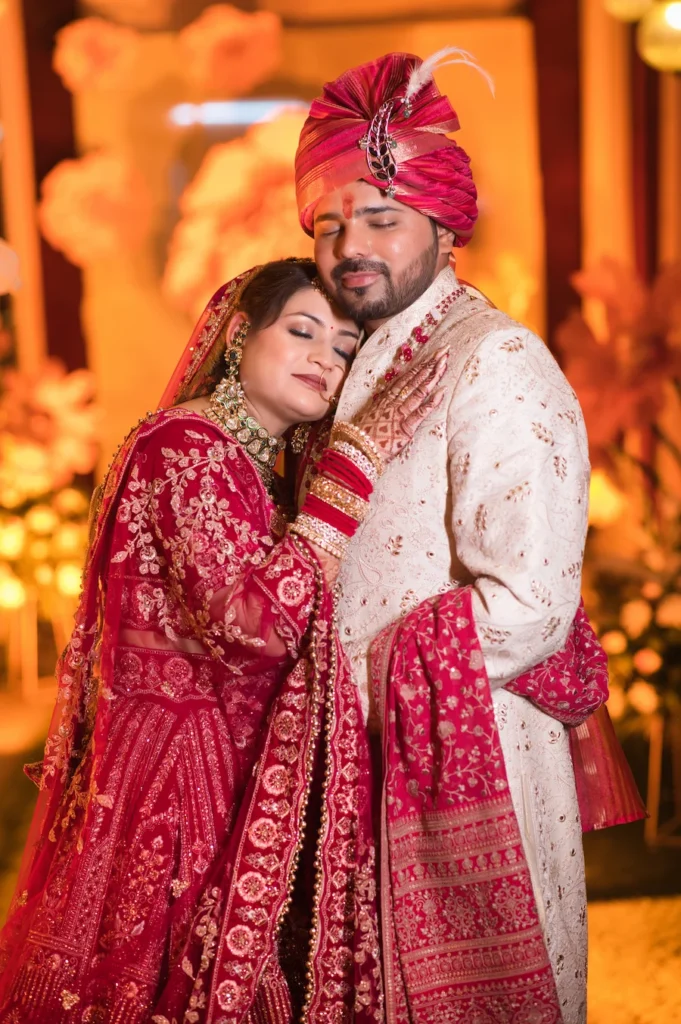 Couple portrait included in wedding photography packages in Dehradun with candid and cinematic coverage