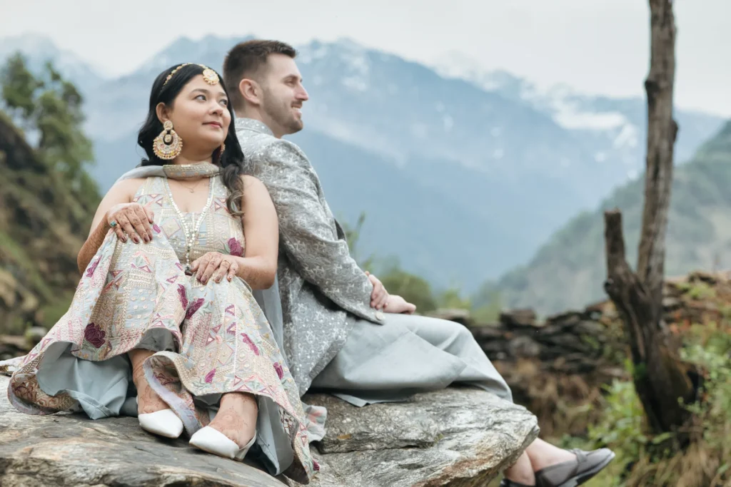 Pre wedding shoot foreign couple photography in Dehradun Best Photography in Uttarakhand