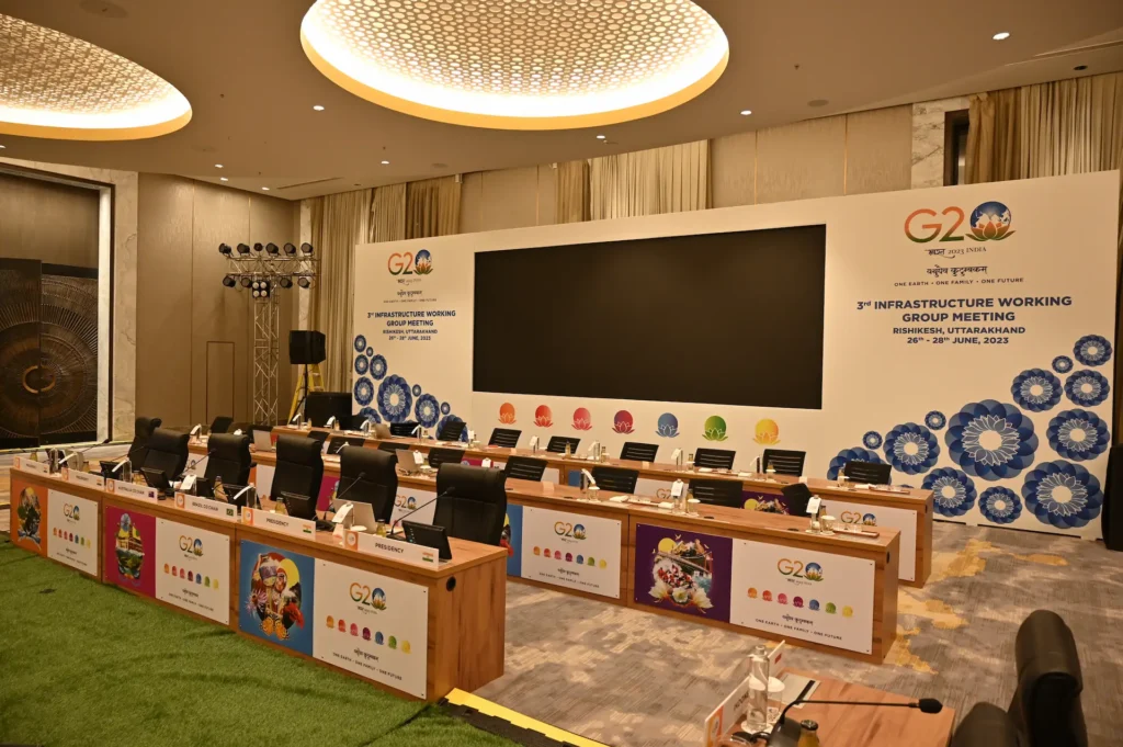 G20 Infrastructure Working Group conference and seminar venue in Uttarakhand