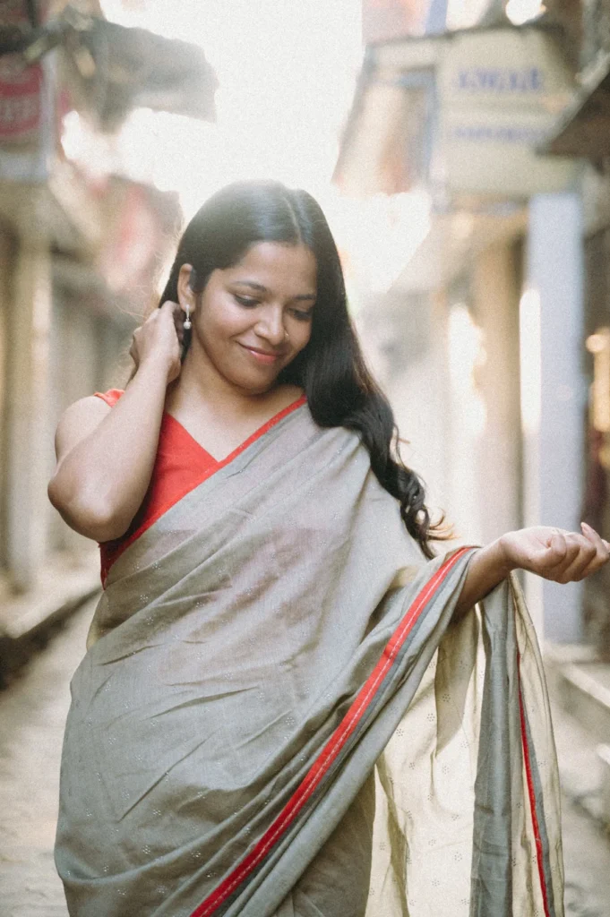 Dehradun Uttarakhand bride portrait in saree