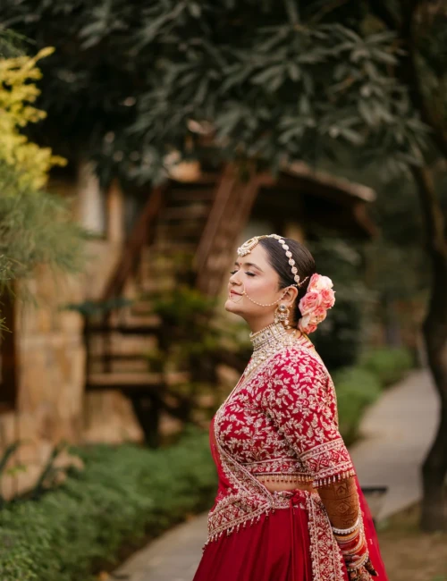 Candid Bridal Portrait Dehradun Outdoor