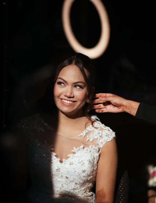 Creative Bridal Portrait Ring Light Mussoorie