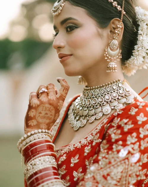 Bridal Mehndi Detail Portrait | Uttarakhand Wedding