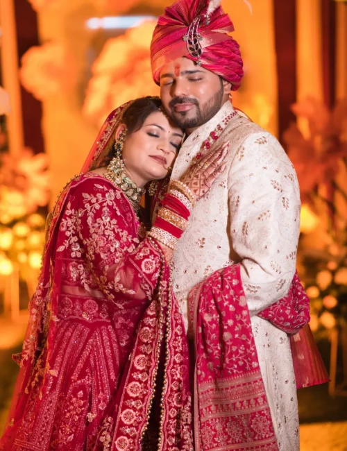 Emotional Wedding Embrace Indian Ceremony