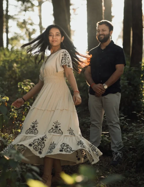 Forest Pre Wedding Shoot Uttarakhand