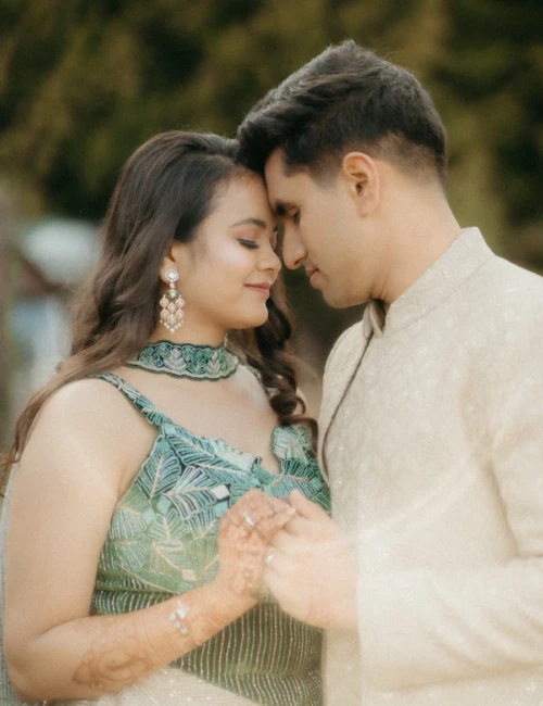 Romantic Couple Portrait Rishikesh Wedding Shoot