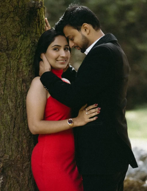 Stylish Modern Couple Fashion Portrait